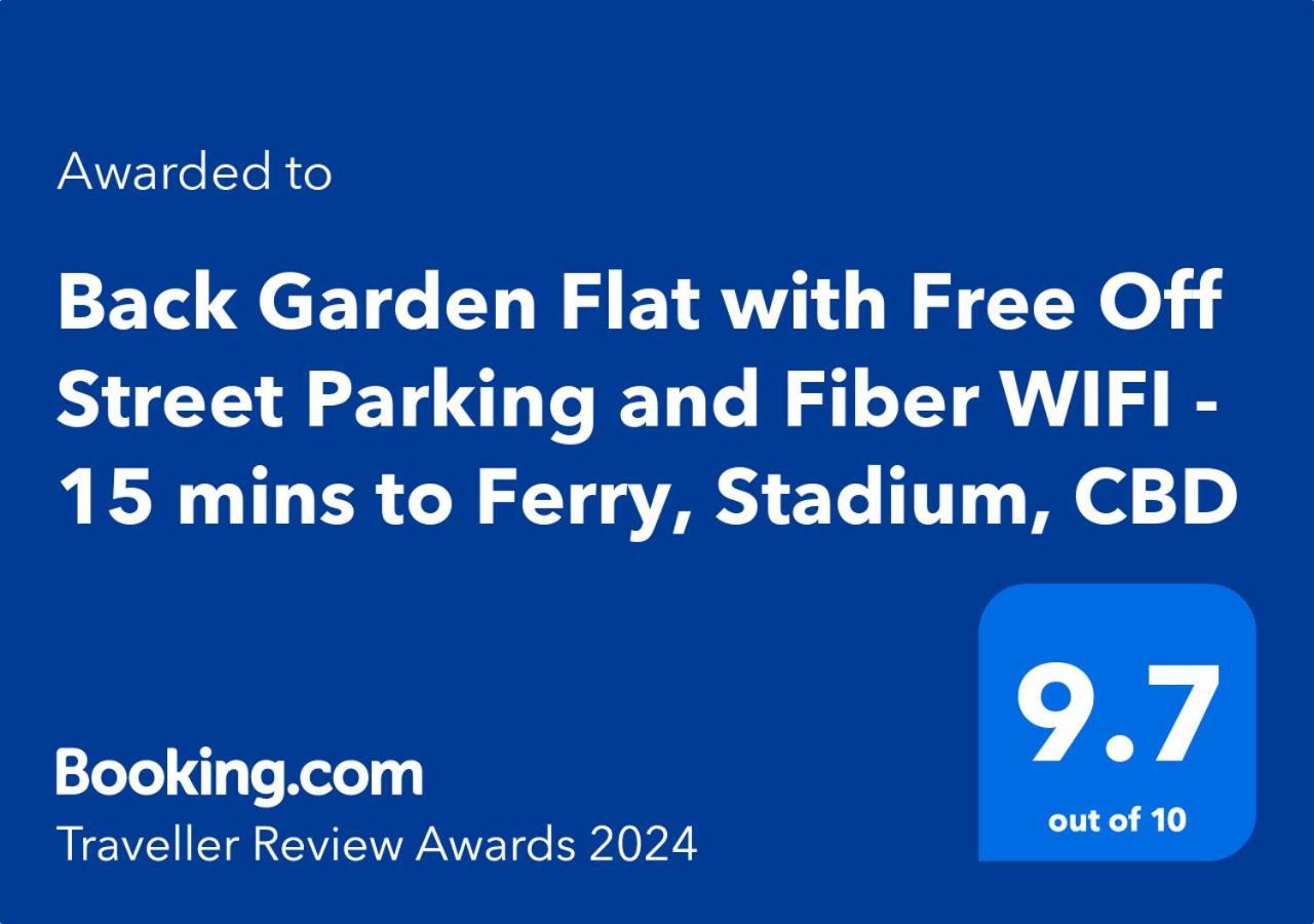 Back Garden Flat With Free On Street Parking And Fiber Wifi - 15 Mins To Ferry, Stadium, Cbd ウェリントン エクステリア 写真